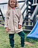 bluzy dla dziewczynki Bluza rozpinana ecru - odCZAPY Kids 2