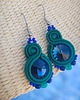 kolczyki soutache Sofi 2 - kolczyki z kryształami 1