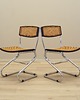 krzesła Komplet dwóch krzeseł, Bauhaus design, lata 60, produkcja: Włochy 2