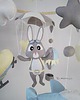 karuzele i girlandy do łóżeczka Karuzela handmade dla dzieci , spadochron, balony i chmurki do pokoju 1