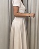 sukienki midi damskie Sukienka z paskiem Beige 1