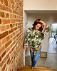 szlafroki damskie Szlafrok narzutka kimono krótkie z kantką 2