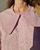 koszule damskie Koszula z kołnierzem upcyklingowa różowa oversize 4