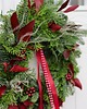 wianki bożonarodzeniowe Duży Wieniec Bożonarodzeniowy 45cm, Naturalny Wianek Świąteczny 4