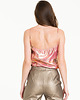 t-shirt damskie Jedwabny Top 3
