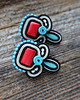 kolczyki soutache Etniczne kolczyki soutache 2