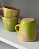 kubki Kubek Ceramiczny Pistacjowy Vintage 300 ml  CA 3