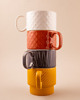 kubki Kubek do kawy kamionkowy, siwa majsterszolka 450 ml 1