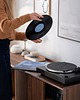 komody i szafki JAMM LOW 160 - szafka pod gramofon i płyty winylowe, lite drewno orzechowe 5