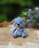 misie i maskotki Miś Miniaturka- Niebieski 1