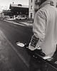 bluzy męskie Biała Bluza na suwak Shred Junkies 1