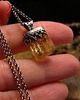 wisiory Naszyjnik Bali Kryształ Topazu - Topaz Imperial Srebro 2