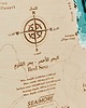 obrazy Morze Czerwone - Drewniana Mapa 1