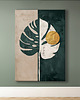 plakaty Liście monstery - Plakat, druk - Chiński Orient, Harmonia Zen, Wabi Sabi #135 1