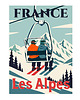 plakaty Plakat Les Alpes 2