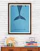 plakaty Wieloryb - plakat fine art 50x70 cm 1