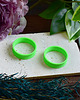 biżuteria różna Tunele do uszu 10-100mm / neonowa zieleń / plugi, tunele siodłowe 3