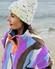 bluza bez kaptura damska Bluza z futerka z plisą w szachownicę 5