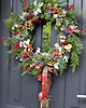 wianki bożonarodzeniowe Duży wianek na drzwi "dzwonki" 1