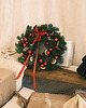 wianki bożonarodzeniowe Wianek świąteczny "Rosso" 1