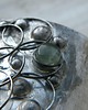bransoletki z kamieni naturalnych Prehnit   - BRANSOLETA MANKIET  CUFF 4