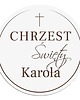 ozdoby na chrzest Tablica powitalna na Chrzest 50cm z IMIENIEM dziecka Napis na sztalugę 1