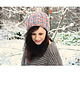 czapki damskie Zimowa czapka  z wełną beanie melanż 3