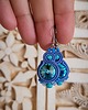 kolczyki soutache Sofi 1 - kolczyki z kryształami 1