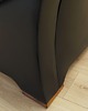 fotele Fotel czarny, włoski design, lata 80, produkcja: Włochy 9