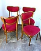 krzesła Komplet 4 krzeseł typ Thonet , Polska lata 60 8