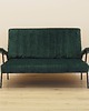 sofy i szezlongi Sofa zielona, włoski design, lata 70, produkcja: Włochy 1
