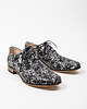 półbuty damskie Skórzane półbuty jazzówki Zapato model 246 czarno-biały marmur 1