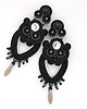 kolczyki soutache Czarne długie kolczyki soutache 4