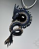 wisiory Fenrann, wisior ze smokiem, beading 1