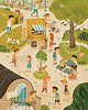 akcesoria różne FIGGLE Puzzle 160 Na podwórku. Ilustracja: Marta Kulesza 2