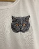 t-shirt damskie Damska koszulka z kotem brytyjskim 6