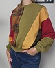 bluza bez kaptura damska Bluza patchwork - Autumn Frame - One of a kind - oversize 5