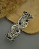bransoletki wire wrapping Bransoleta szeroka czarny onyks wire wrapping stal chirurgiczna 1