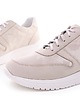 sneakersy damskie Sneakersy skórzane - ecru   (6624) 4