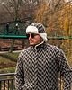 czapki i kapelusze męskie Ciepła Wełniana Czapka W Stylu Aviator Z Nausznikami 1