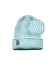 czapki damskie Czapa SEASHINE MINT LONG ze srebrną nicią 2