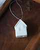 ozdoby choinkowe Mini domek i kamieniczka ceramiczne- ozdoby wiszące, komplet 2szt. 2