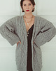 kardigany damskie Kardigan kimono, szary 1