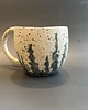 kubki Ceramiczny kubek z ręcznie malowanym lasem 2