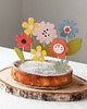kuchnia - różne Kolorowy bukiet kwiatów. Topper na tort 4