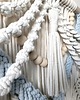 makramy Makrama na Ścianę Wielka GRANDE 200 XXL Okazała Dekoracja do Holu 200x100 cm 4