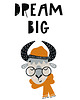 obrazy i plakaty do pokoju dziecięcego Zestaw plakatów "Dream Big" 1