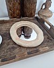 Ozdoby na ścianę Lustro boho w ceramicznej ramce 5
