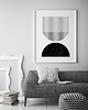 plakaty Plakat Czarna geometria abstrakcja minimalistyczna 3
