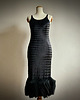 sukienki midi damskie Czarna suknia wieczorowa Black Book 1